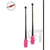 Clavette bicolore AMAYA ad incastro FIG - cm 41,5 Fucsia