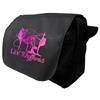 Borsa a tracolla Live Rhythmics Nero/Fucsia, Large