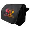 Borsa a tracolla Live Rhythmics Nero/Giallo, Large con tasche