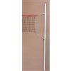 Impianto beach volley in alluminio senza bussole Rete doppio uso standard art.5429