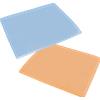 Tappeto Quadrato Soft - h 4cm azzurro/panna