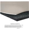 Tappeto Danza mod. HOME - spessore mm 7 Nero, mt. 2 x 3