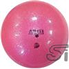 Palla Ritmica AMAYA in Technorubber Glitter FIG Rosa Fluo