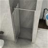 Linea Doccia Porta Doccia Trasparente Ad Apertura Rototraslante H190cm Anticalcare