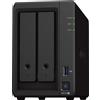 Synology DiskStation DS723+ server NAS e di archiviazione Tower Ryzen Embedded R1600 2 GB DDR4 DiskStation Manager Nero