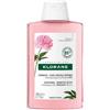 Klorane Shampoo Peonia Bio 200ml Lenitivo e Idratante Per Cuoio Capelluto Sensibile e Irritato