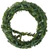 Rayher 5107300 Mini Ghirlanda di Bosso su Filo, Rotolo da 5 M, Foglie Verdi Artificiali, circa 1 Cm Diametro, per Decorazioni, Matrimonio, Battesimo, Prima Comunione