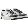 Armani Exchange Embroidered Venice, Scarpe da Ginnastica Uomo, Bianco Sporco+Pietra, 44 EU
