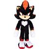 JAKKS Pacific Sonic 3 Movie - Peluche di Shadow Deluxe 33 cm, realizzato in materiale super Morbido con Occhi Realistici in Acrilico, Peluche morbidissimo ispirato al film Sonic 3