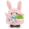NICI Gatto Angy 8cm con cactus & costume da coniglio in scatola regalo 8,5x6,5x10cm beige - Simpatico peluchetto con imbottitura morbida per giochi e coccole, perfetto come idea regalo - 61141