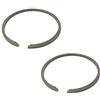 cyclingcolors 2x fasce elastiche 39mm x 2mm pistone motore fascia elastica moto ciclomotore compatibile con MBK MOTOBECANE 40 88