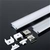 LED ITALIA SRL Profilo in Alluminio Bianco mm.2000x24,7x7 per Strip LED a Incasso Max 12,4mm V-Tac 3368