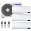 Samsung Climatizzatore Trial Split Inverter Cebu WiFi 9000+9000+9000 BTU R32 AJ052TXJ3KG
