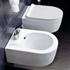 CERAMICA FLAMINIA Sanitari sospesi Flaminia Mini Link vaso Goclean, bidet e coprivaso slim soft close
