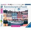 Ravensburger - Puzzle Copenhagen, Danimarca, 1000 Pezzi, Puzzle Paesaggi per Adulti e Ragazzi, Idea Regalo per Lei o Lui, 70x50 cm