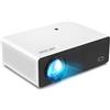 Proiettore VIVIBRIGHT D5000, 1080P HD 600 ANSI Lumens - Bianco