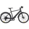 DYU Stroll 1 Bici Elettrica da Città, Motore 250W, Batteria 36V 9Ah, Pneumatico 700*38C CST, Freno idraulico , 100km - Nero