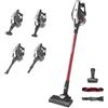 Hoover HF300 HF322TP 011 Aspirapolvere Senza Filo, 240W, 0,7 L, Autonomia 40 minuti, Ciclonico, Spazzola Antigroviglio, Mini Turbo Spazzola, Blu