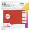 Gamegenic 66x91 mm bustine protettive Rosso Matte Gamegenic (100)