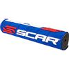 SCAR Paracolpi Coprimanubrio moto cross Protezione Manubrio con traversino - Blu