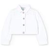 BOBOLI Giubbotto in cotone elasticizzato bimba bianco 1100