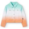 BOBOLI giubbotto degradè per ragazza, cotone elasticizzato 446183 peach