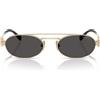 Miu Miu Occhiali da Sole MU54ZS ZVN08Z Oro/Grigio Scuro Donna