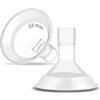 Maymom MyFit Comfy Series Paracapezzoli 22 mm a Due Pezzi, Compatibili con Parti per Tiralatte Medela, Ricambio Compatibile per Paracapezzoli, Adatti a Connettore MaxFlow Flex, 2 Pezzi