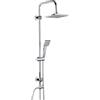 TATAY Colonna doccia Tatay modello Londres, acciaio inox, attacco universale, diametro 7,5 mm, colore cromo. Misure 20 x 48 x 110 cm