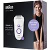 BRAUN 5505P SILKEPIL EPILATORE RETE TESTINA 28 PINZETTE 2 VELOCITA
