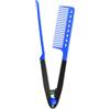 BARAC Pettine per capelli anti-statico a forma di V dei capelli clip taglio acconciatura frangia liscia strumento styling per capelli salone parrucchiere lisciante