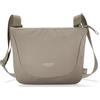 LARKSON Marsupio Petto Uomo e Donna Grigio - Henrik - 2-in-1 Borsello e Marsupio Tattico - Saccoche Borsa a Tracolla per Città, Bicicletta, Viaggi, Festival - Idrorepellente