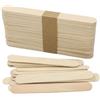 jatimdotin 50 PCS Bastoncini in Legno, Bastoncini Legno Naturale 15x1,8cm, Abbassalingua, Stecchi Gelato, per Artigianato, Gelato, Ceretta e Abbassalingua