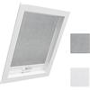WOLTU Tenda Oscurante Portatile per Interni con Ventose, Tenda da Tetto senza Perforazione, Tenda Termica per Finestra da Tetto per Lucernario, Compatibile con finestre VELUX S06/606, Grigio 96x93cm