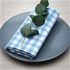 Filu - Tovaglioli, 100% cotone, Azzurro/bianco (a quadretti)., 100 % Baumwolle / 8er Pack