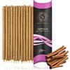 MUT22 12 Bastoncini di Incenso di Palo Santo Artigianali con Cannella, di Origine Peruviana, Lunga Durata 90 Minuti