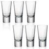 Bormioli Rocco, Ypsilon, bicchierini per shot di Vodka, a vetro doppio temperato, da 70 ml, Vetro, Set da 6