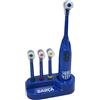 JYC CREATIVE Spazzolino da denti automatico, spazzolino da denti con 4 testine intercambiabili, regalo per bambini e ragazze, Barcellona, Standard)