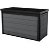 Keter Cortina - Contenitore per cuscini 200, 757 l, dimensioni esterne: 151,7 x 72,5 x 90 cm, resistente alle intemperie, impermeabile, materiale Evotech