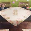 PETTI Artigiani Italiani - Accessori Tessili da Cucina, Centrotavola Pasqua Moderno 90x90 cm in Microfibra, Tovaglia Centro Tavola Elegante in Stampa Digitale Tulipani, 100% Made in Italy