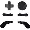 Dakexiong 6 in 1 Elite Controller Metal Paddles and D-Pad Replacement for Xbox One Elite Series 2,Elite Series 2 Core Controller Parts for Xbox One Elite Series 1 Controller Includes 4 Paddles,2 Dpads(Black)
