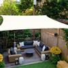 HAIKUS Tenda a Vela Quadrata 2,5x2,5 m Traspirante, Protezione Raggi UV, Telo Ombreggiante Rettangolare 250x250 cm, Tenda da Sole per Esterno, Giardino Terrazzo, Bianca