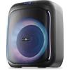 Music Sound - SOUND BOX - Cassa Speaker Bluetooth con 40WATT di Potenza - Wireless - Luci RGB - 5 Ore di Play Time - Telecomando per Gestire tutte le Funzioni della Cassa - Nero