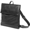 Moleskine - Zaino Classic con Chiusura a Ribalta, Zainetto Morbido Porta Pc fino a 12'', Dimensioni 32 x 38 x 5.5 cm, Colore Nero
