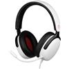 Konix Cuffie gaming con cavo circumaurali Nexus per Nintendo Switch e Switch 2 - Altoparlanti da 40 mm - Microfono - Jack 3,5 mm - Cavo 1,5 m - Bianco