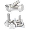 ANSIEDIO Bulloni a T in Acciaio Inox, T-Slot T-Track DIY Utensile, M6*20mm,5 pcs