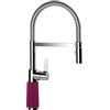 Schock 558000BRY SC-550 Berry - Rubinetto colorato ad alta pressione CRISTADUR con beccuccio fisso