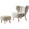 &TRADITION poltrona e pouf LITTLE PETRA VB1 & ATD1 - 134431A235A020A399