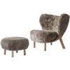 &TRADITION poltrona e pouf LITTLE PETRA VB1 & ATD1 - 134431A235A040A731