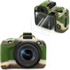 VOVMOEYA Compatibile con Canon EOS R50 custodia per fotocamera Kit di accessori [con 2 pellicole LCD temperate], custodia protettiva in silicone per fotocamera EOS R50 migliorata sensazione di presa